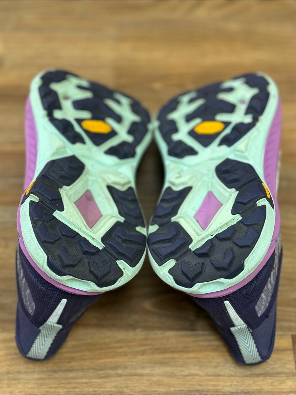 HOKA Mafate Speed 4 Women’s 8 Trail Running Shoes Purple Mint Vibram 1131056 - Picture 8 of 9